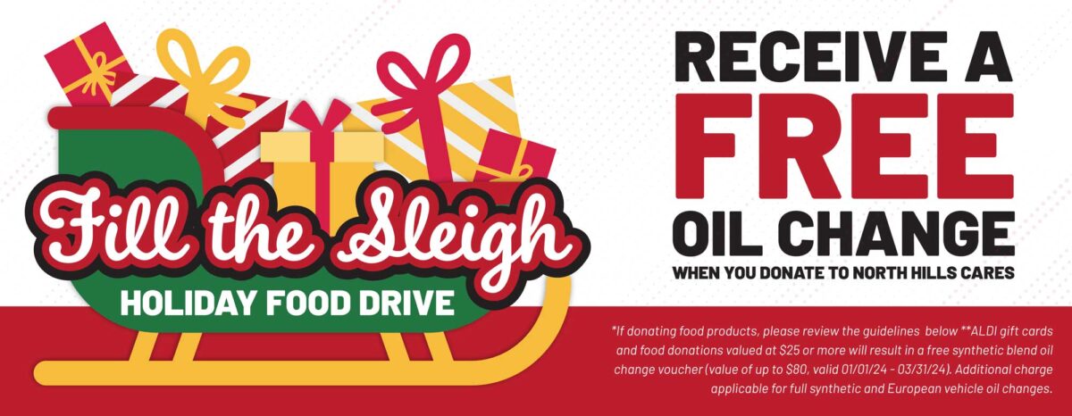 fill the sleigh food drive