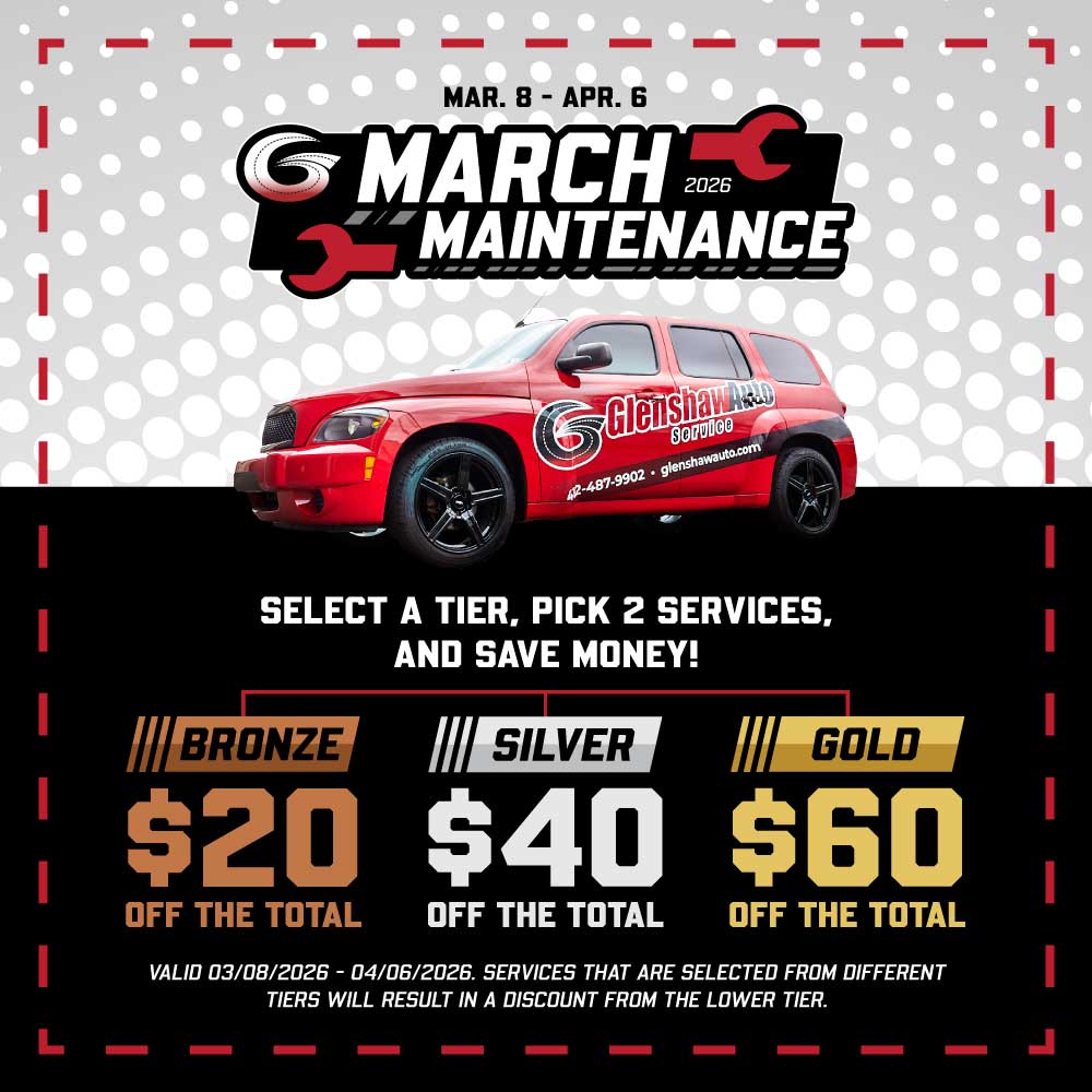 March Maintenance at Glenshaw Auto Service