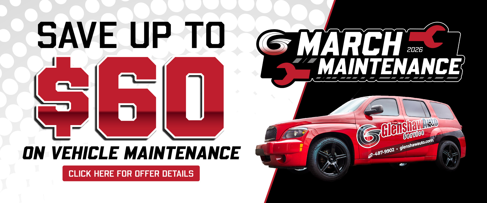 March Maintenance at Glenshaw Auto Service