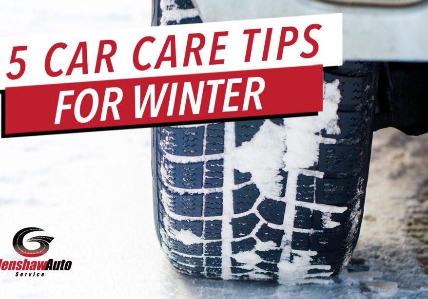 Car care tips for winterImage of car tire in the snow